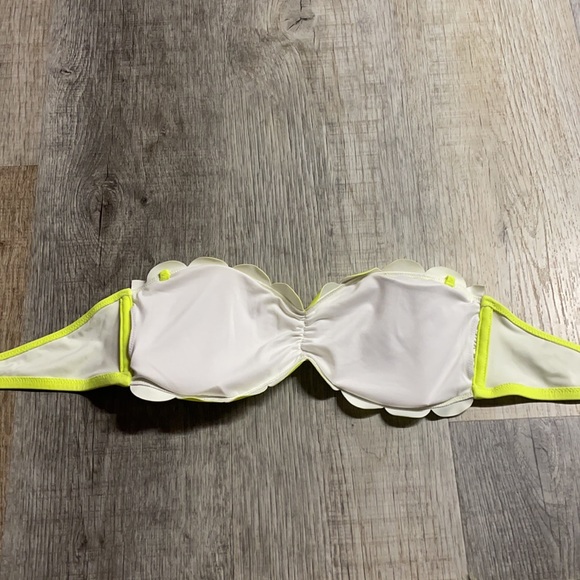 Neon Yellow Bathing Suit Top - Picture 2 of 3